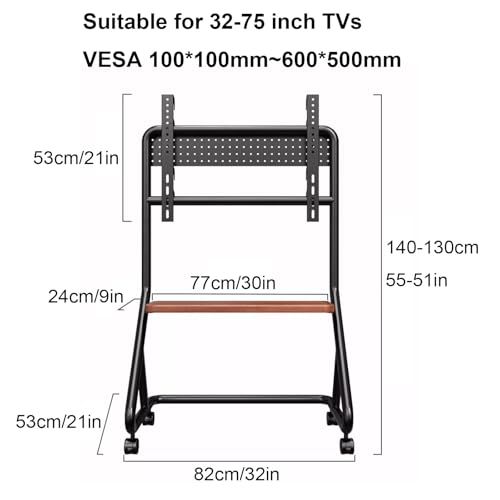 Soporte móvil para TV de 32 a 75 pulgadas miniatura 3