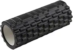 Rolo De Liberação Miofascial Foam Roller Soltura Yoga Massagem Pilates Academia Crossfit (Preto)