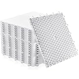 Fabbay 20 Pack Dryland Synthetic Ice Tiles for Hockey Floor Mat 12 x 12 Squares Hockey Training Equipment Board for Shooting Outdoor (White)