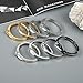 My Daily Styles Men s Stainless Steel Handcuff Bracelet Two-Tone Or Solid Color, Durable Cable Link, Adjustable Fit 8