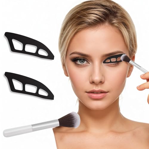 Lidschatten-Werkzeug, Lidschatten-Schablonen, wiederverwendbarer Make-up-Assistent für einfache Augen-Looks, anfängerfreundliches Augen-Make-up-Werkzeug (3PCS)