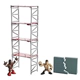 WWE Rumblers Rampage The Miz and Kofi Kingston Scaffold Play Set