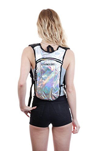 Image of Sojourner Rave Hydration Pack Backpack - 2L Water Bladder Included for Festivals, Raves, Hiking, Biking, Climbing, Running and More