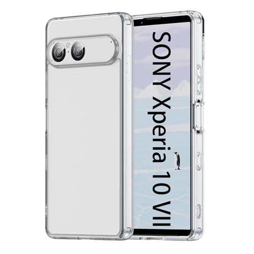 UIUIKA for �\�j�[ Xperia 10 VII �P�[�X SONY XQZ-CBFE�P�[�X ���炩 ��G�� �Ռ��ی� ���ϖh�~�X�}�z�J�o�[ �􂦂�i�N���A�j