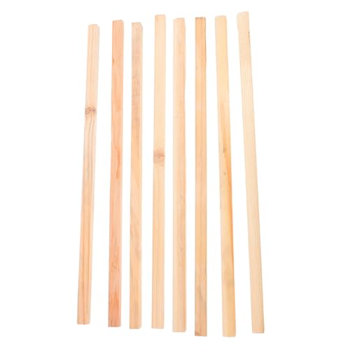 Cabilock 8pezzi Asta in Legno Per Poster Binario Per Appendiabiti in Legno Asta Per Cornice Poster Ganci in Per Opere d Arte Binario Per Appendiabiti Per