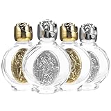 Large Usage Spirituel : Adaptées aux rituels personnels, autels domestiques, cérémonies ou moments de recueillement, ces flacons eau benite constituent un ensemble utile pour soi-même ou pour offrir lors de communion, baptême ou confirmation