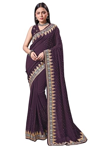 Image of Jaanvi fashion Women's Pasapalli Design Sambalpuri Silk Saree with Swarovski Work & Blouse Piece