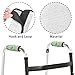 Luarisgur St Patricks Day Walker Accessories Green Leaves Walker Handle Cushions for Seniors Non-Slip Walker Hand Grips Handle Covers with Soft Padding for Folding Walker Adults Disabled Elderly