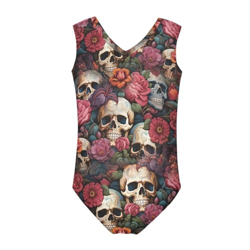 Image of Girls Fashion Print One Piece Swimsuit Bathing Suit Gymnastic Leotard for Kids, 5-14 Years