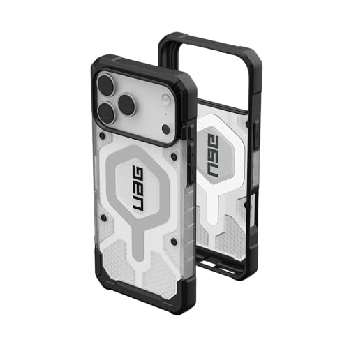 Image of Urban Armor Gear UAG Pathfinder Clear Magnetic Compatible, Rugged Shockproof Anti-Slip Military Grade Protective Case /Cover Designed for iPhone 17 Pro Max (2025) - Ash /Black