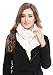 Unisex Winter Thick Chunky Cable Knit Twist Scarf Warm Shawl