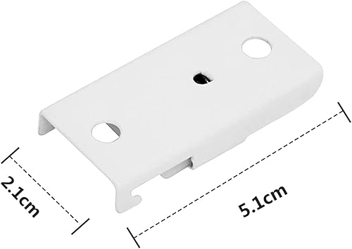 Miniatura 10 de TOKPLNU Soporte de montaje en techo para riel de cortina flexible y flexible, herrajes de montaje en techo curvados negros para cortina, paquete de