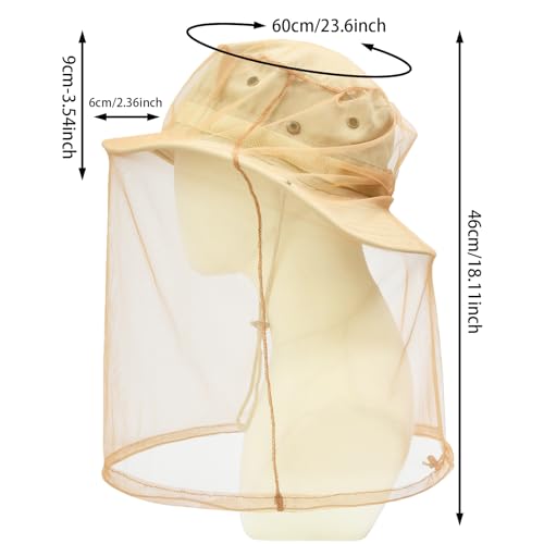 Image of Sun Hats for Men Women Bucket Hat UPF 50+ Boonie Hat Foldable UV Protection Hiking Beach Fishing Summer Safari