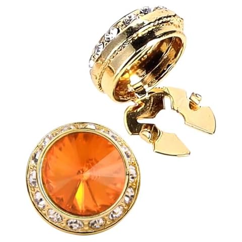 Vittorio Vico Stylish Button Covers with Zirconia Cover