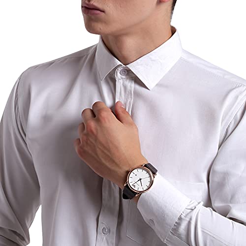 Emporio Armani Men's Three-Hand Leather Watch - Image 5