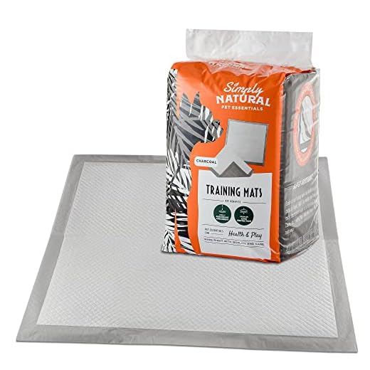 BedDog® Hundematte CORA - Komfortables Hundekissen aus Cordura, langlebige Haustier-Unterlage, großes Hundebett, S (50x30cm), Salamanca, anthrazit 3 50er Pack Trainingsunterlagen für Hunde von Simply Natural - 60 x 60 cm Superabsorbierende Welpen-Trainingsunterlagen für Hunde und Haustiere - Super Saugfähig bis 2 Liter - Welpenunterlagen