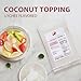 Soeos Lychee Flavored Coconut Jelly Strips, 2.2 lbs (1 Kg), Lychee Jelly for Boba Tea, Sweet and Chewy Tropical Snack, Perfect Topping for Ice Cream, Desserts