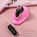 AKOAK 2 Pcs Nail Oil Bottle Base, Rubber Nail Oil Fixing Clip, High Elasticity/Softness/Overflow proof, for Different Shapes Nail Oil Bottle