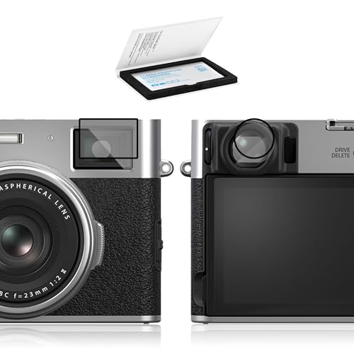 �yFujifilm X100VI / X100V ��p�zJJC �r���[�t�@�C���_�[ �t���ی�t�B���� �����K���X�t�B���� AR���˖h�~�R�[�e�B���O 0.33mm���� ���d�x9H ���˗�1���𒴂��Ȃ� ���� ���� ���w�� �����Y�N���X�t��