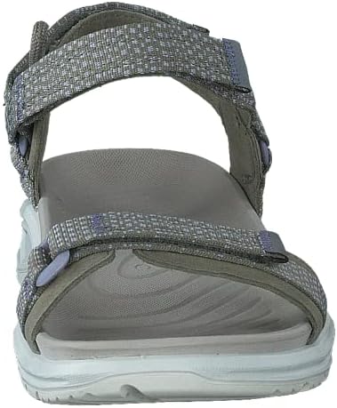 ECCO Women's X-trinsic Flat Sandal, Vetiver Vetiver, 9 | Image 3