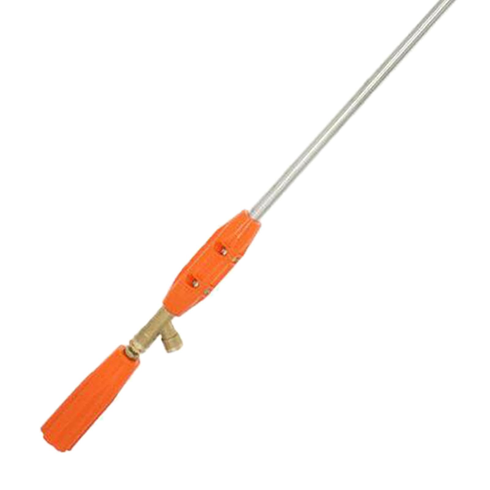 Lanza Pulverizadora para Hidrolavadora, Pulverizador Agrícola de Acero de 1/4", Varilla de Riego para Regar Plantas Y Limpiar Césped, Los 90CM