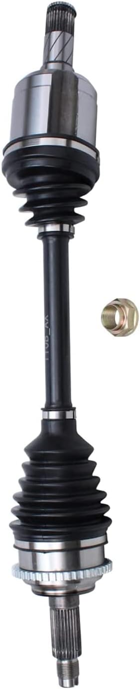 Detroit Axle - 4 Cyl Front Left CV Axle for 2006-2009 Ford Fusion | 2003-2008 Mazda 6, 2006-2009 Mercury Milan, 2004 2005 2007, Complete Driver Side CV Axle Drive Shaft Replacement
