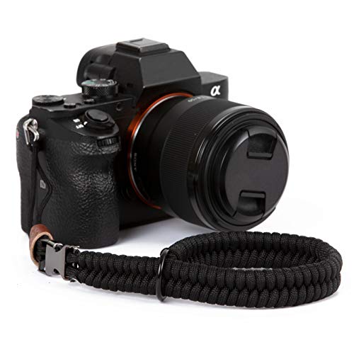 C-Rope Cinghia A Mano Per Fotocamera The Claw, Intrecciato A Mano, Rilascio Rapido, Paracord, Cinghia Da Polso Per Fotocamera, Paracord, Nero - 7
