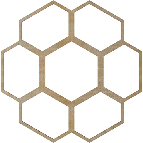 Image of Ekena Millwork 26 inchOD x 11 1 /8 inchID x 1 /4 inchT Florin Wood Fretwork Pierced Ceiling Medallion, Birch