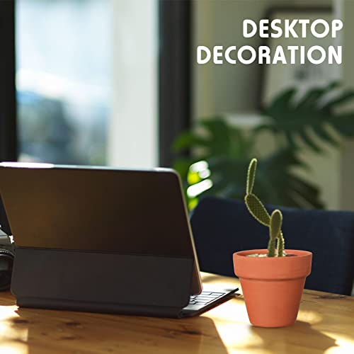 Nuogo 100 Pcs Mini 2" Terracotta Pot Bulk Small Plant Pots, Tiny Clay Pots Nursery Flower with Drainage Holes for Indoor Outdoor Succulent Cactus Plants Crafts Wedding Decorations