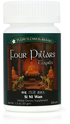 Four Pillars Teapills (Si Ni San Wan), 200 ct, Plum Flower