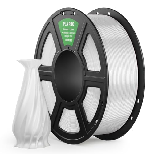 Image of PLA PRO Filament 1.75mm, Stronger Toughness 3D Printer Filament, PLA Filament Dimensional Accuracy + /- 0.02 mm, Neatly Wound, Fits Most FDM 3D Printer, 1KG Translucent