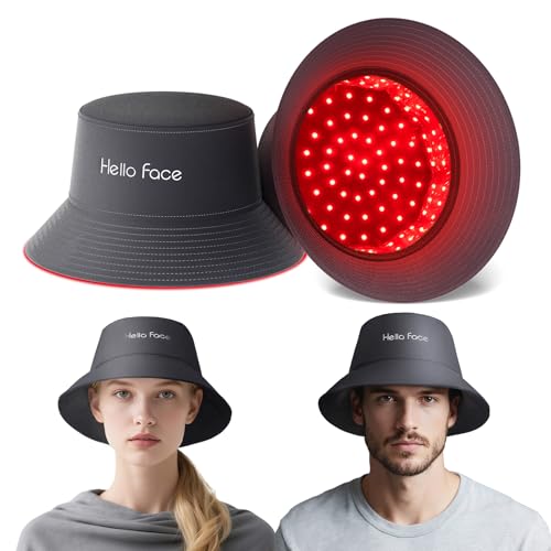 Hello Face Cappello Terapia Luce Rossa, 336 LED 660 NM & 850...