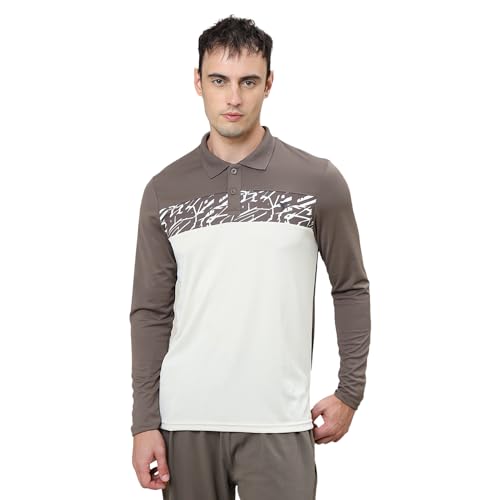 Image of TECHNOSPORT Men's 100% Polyester Slim Fit T-Shirt - (P710 P ) Pack of 1