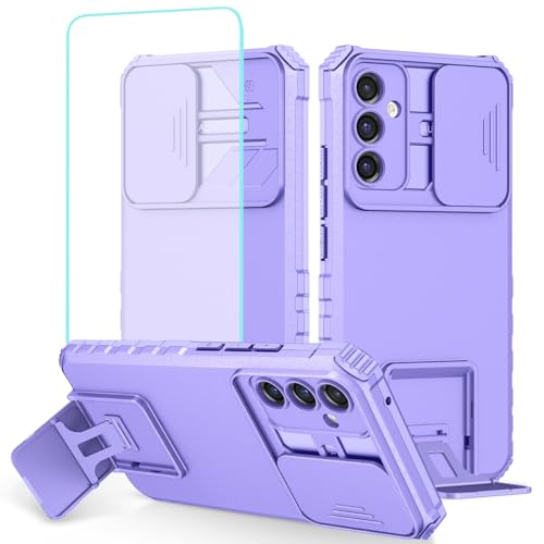 Coque Samsung A54 5G antichoc avec cache caméra et béquille fine