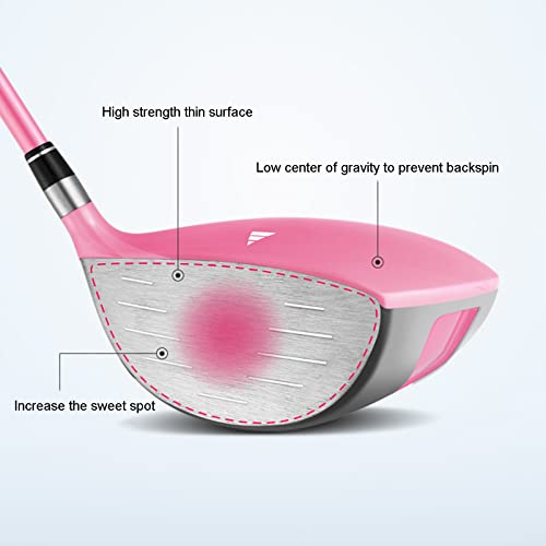 Juego-Completo-de-Palos-de-Golf-para-Mujer-con-Bolsa-para-Palos-de-Golf-Que-Incluye-Maderas-Hierros-Putters-y-Bolsa