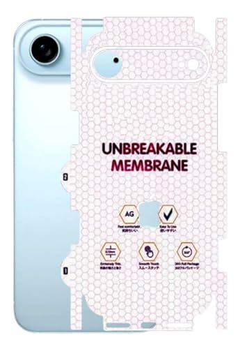 Image of MACLEN Matte Finish Full Body Cover Back Protector Compatible with iPhone 17 Air | Unbreakable Membrane Scratch Guard Full Fit Protective, Case Friendly, (Back & Side) (Pack of 1)