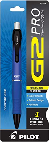 6 bolígrafos retráctiles Pilot G2 Pro tinta negra gel