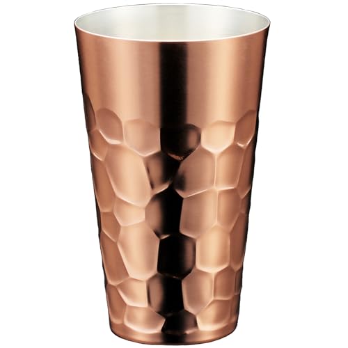 アイデアセキカワ 鎚 純銅 タンブラー 450ml ミラー仕上げ 日本製 燕三条