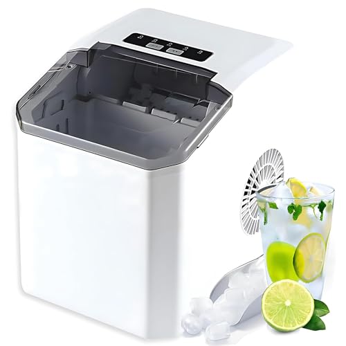 Fabricadora de hielo eléctrica portátil 12KG/24H miniatura 1