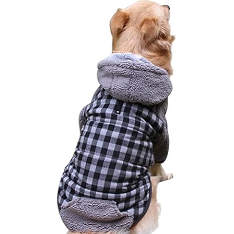 Vecomfy Fleece Lining Dog Coat with Detachable Fleece Hood for Small Dogs Warm Puppy Jacket for Cold Winter Black S Cover