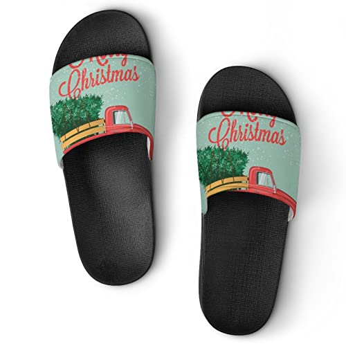 Pantoufles de Noël pour femmes avec motif sapin le cadeau cocooning parfait