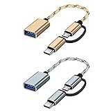 🖵[Hervorragende Qualität] Das USB-Adapterkabel besteht aus einer langlebigen Aluminiumlegierung mit einem geflochtenen Nylonmantel, um den täglichen Belastungen standzuhalten. Es ist verstärkt, um mehr als 10.000 reibungsloses Einstecken und Ausstecken zu unterstützen, ohne sich Gedanken über lose Verbindungen machen zu müssen, was eine lange Lebensdauer gewährleistet.