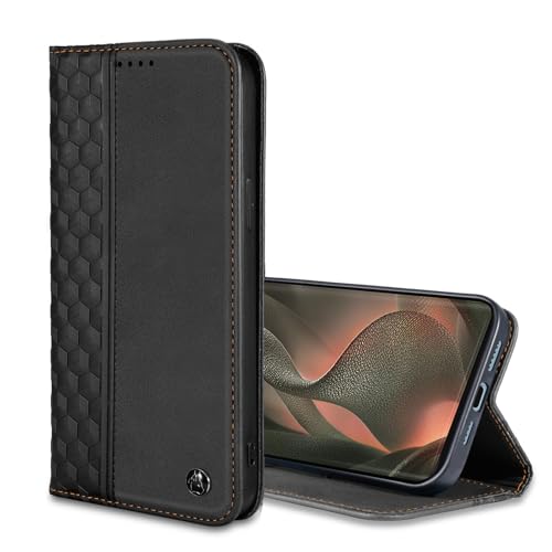 Housse Motorola Edge 2025 étui portefeuille noir idéal pour vos trajets quotidiens