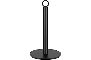 Black Metal Paper Towel Holder: Keep Your Kitchen Roll Tidy