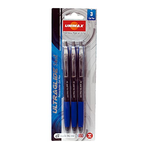 Plus Office - Bolígrafo Plus UltraGlide Azul Blíster 3 unidades Cover