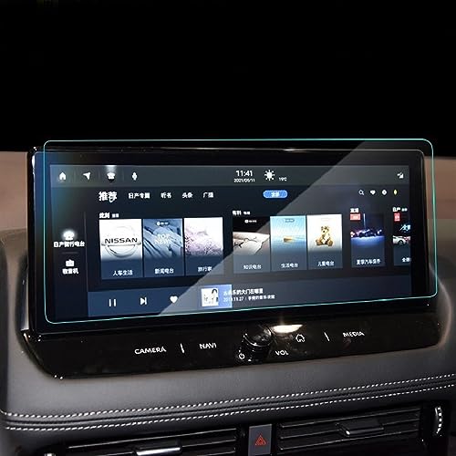 Film protecteur d'écran central GPS anti-rayures pour X-Trail et Rogue 2021-2022 verre