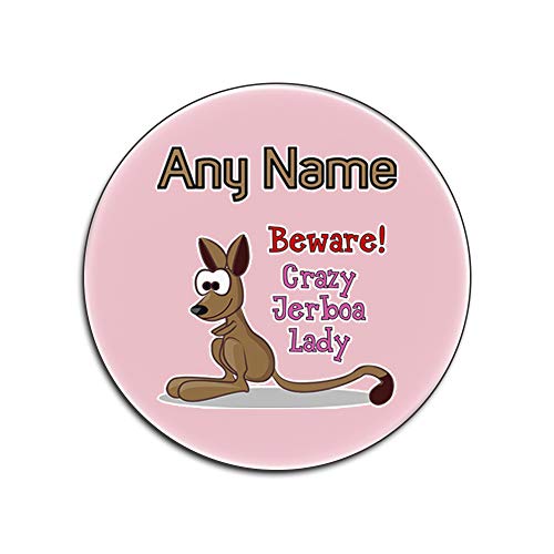Dessous-de-verre Crazy Jerboa Lady rose lot de 4 - 2