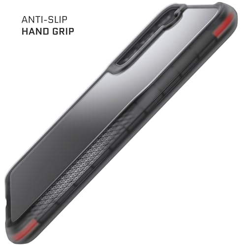Image of Ghostek COVERT Shock-Absorbent S22 Clear Case Premium Thin Protective Phone Cover Slim Lightweight Design Wireless Charging Compatible Shockproof Designed for 2022 Samsung Galaxy S22 5G (6.1 inch) (Smoke)