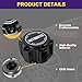 40260-1S700 Free Running Wheel Hub Lock Set 28 Spline Compatible with Nissan Frontier 1998-2003 X-Terra Navara D22 2.4 3.3L Replace 402601S700