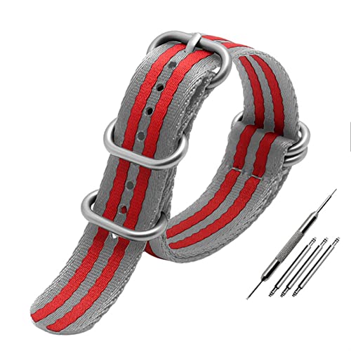 Correa de lona de nailon suave de 22mm lavable y resistente al sudor